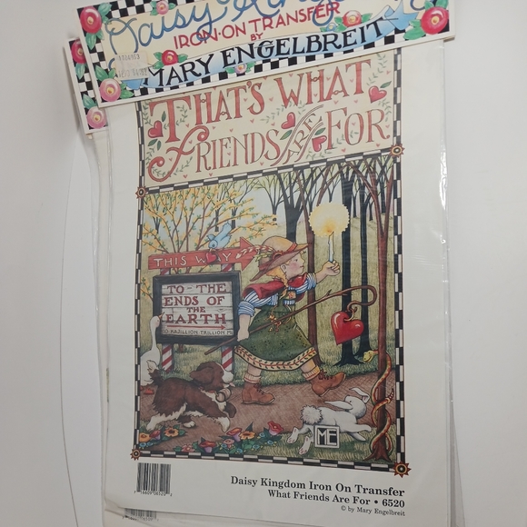 Daisy Kingdom Iron-On Transfers By Mary Engelbreit 6520 - Picture 1 of 2